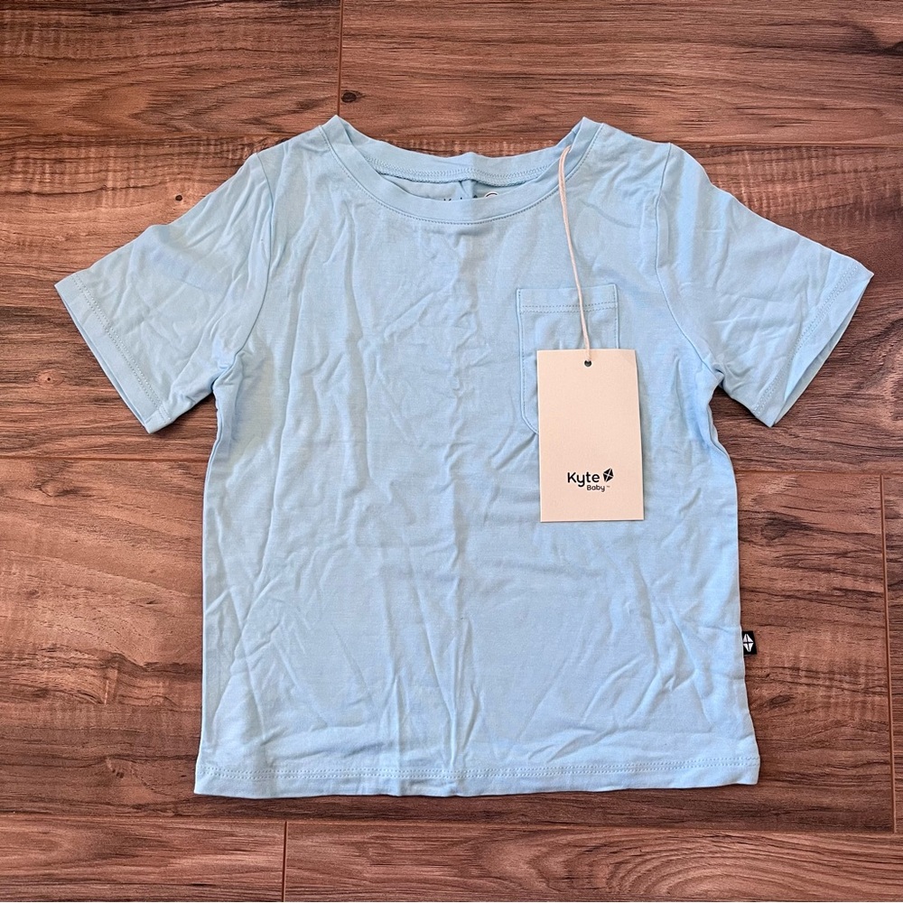 NWT Kyte Baby Toddler Tee Powder